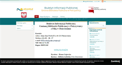 Desktop Screenshot of bip.biblioteka.pokrzywnica.pl